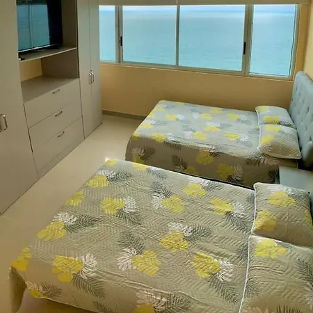 2p1-32 De 2 Alcobas Frente Al Mar Con Aire Acondicionado Y Wifi Apartamento Cartagena