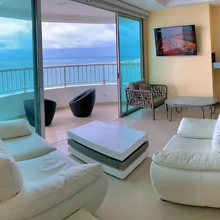 2p1-32 De 2 Alcobas Frente Al Mar Con Aire Acondicionado Y Wifi